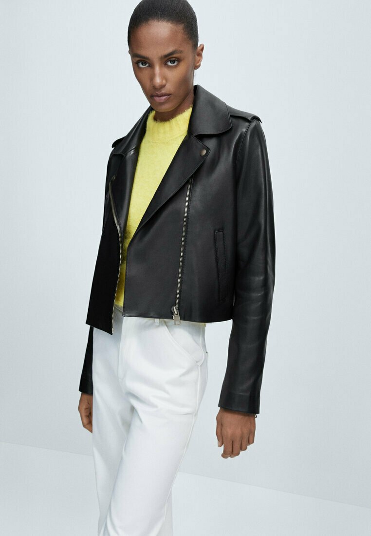 Massimo Dutti NAPPA - Leather jacket 