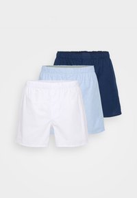 Unselected, dark blue/light blue/white