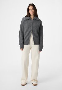 Fila APPAREL GIOVANNI FULL-ZIP - Neuletakki - grey melange