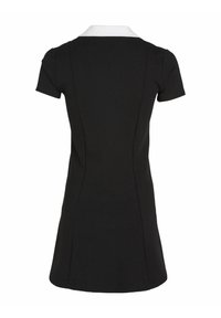 Tommy Jeans CONTRAST V POLO FIT FLARE - Dzsörzéruha - schwarz