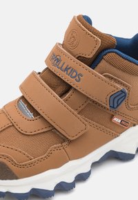 TROLLKIDS KIDS KJERAG HIKER UNISEX - Pohodniški čevlji - almond/mystic blue