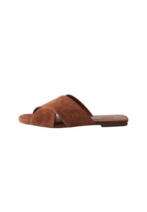 & OTHER STORIES, & OTHER STORIES CROSSOVER SANDALS - Mules - brown