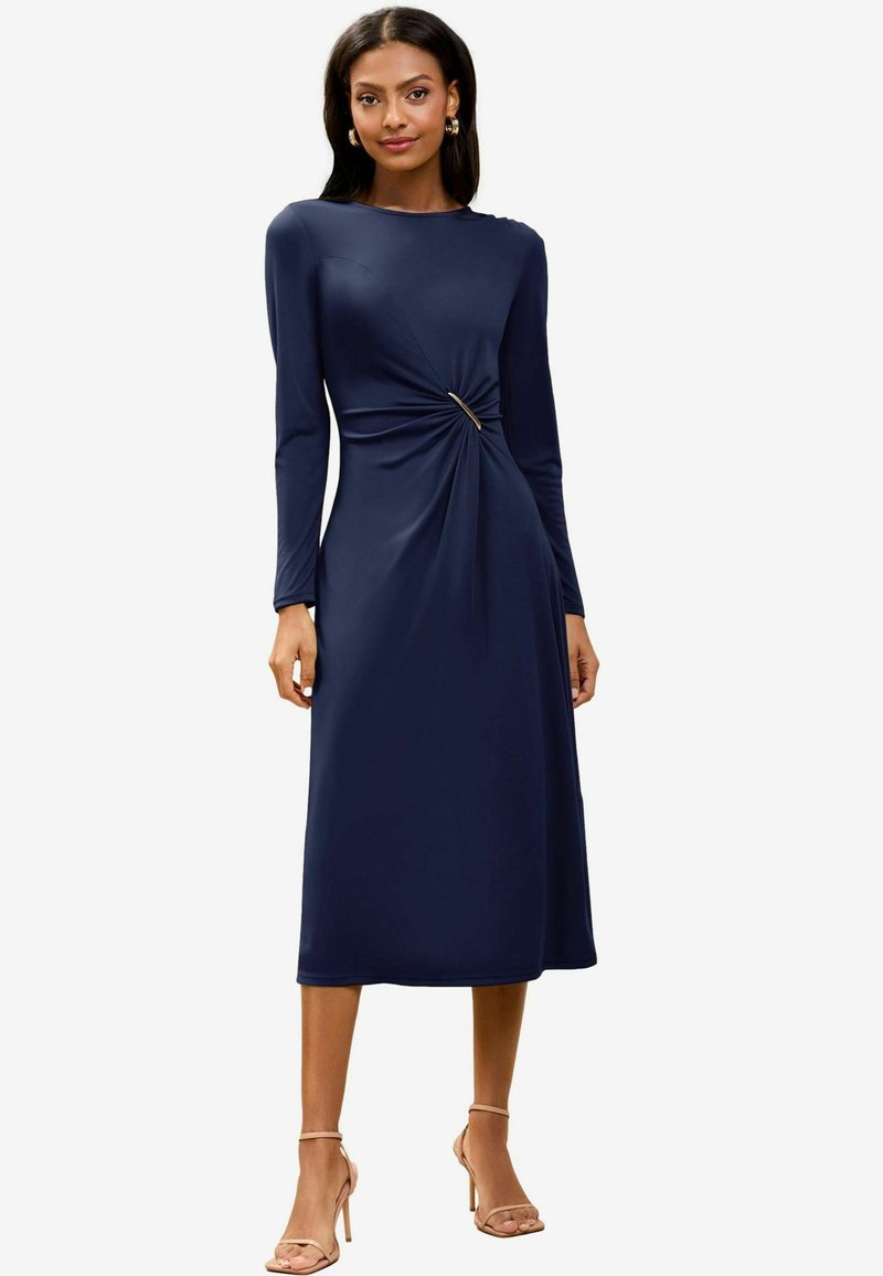Lipsy AND MIDI WITH DETAIL - Rochie tip creion - navy