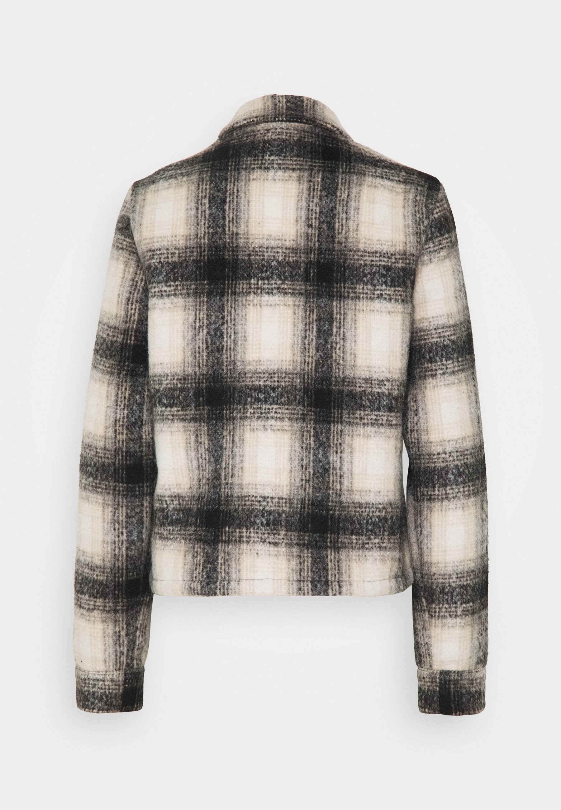 beige check jacket