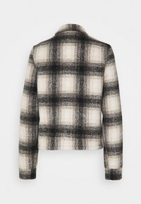 ONLY Tall ONLLOU SHORT CHECK JACKET - Casaco de verão - pumice stone