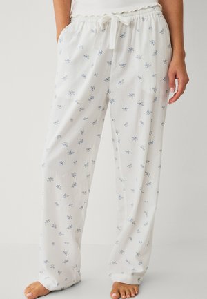 SCHLAFANZ - Pyjamabroek - weißblau gemustert