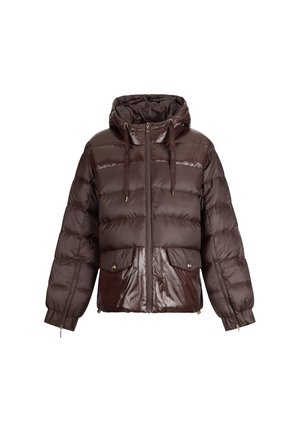 IMBOTTITO PIUMA CORTO - Giacca invernale - cioccolato