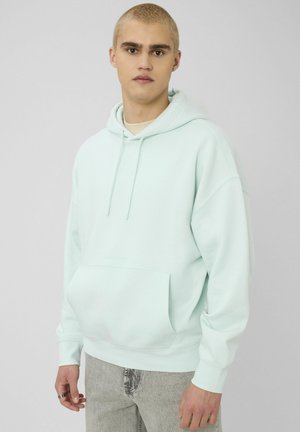 IMPRIMÉ DEVANT/DOS - Sweat à capuche - menthe