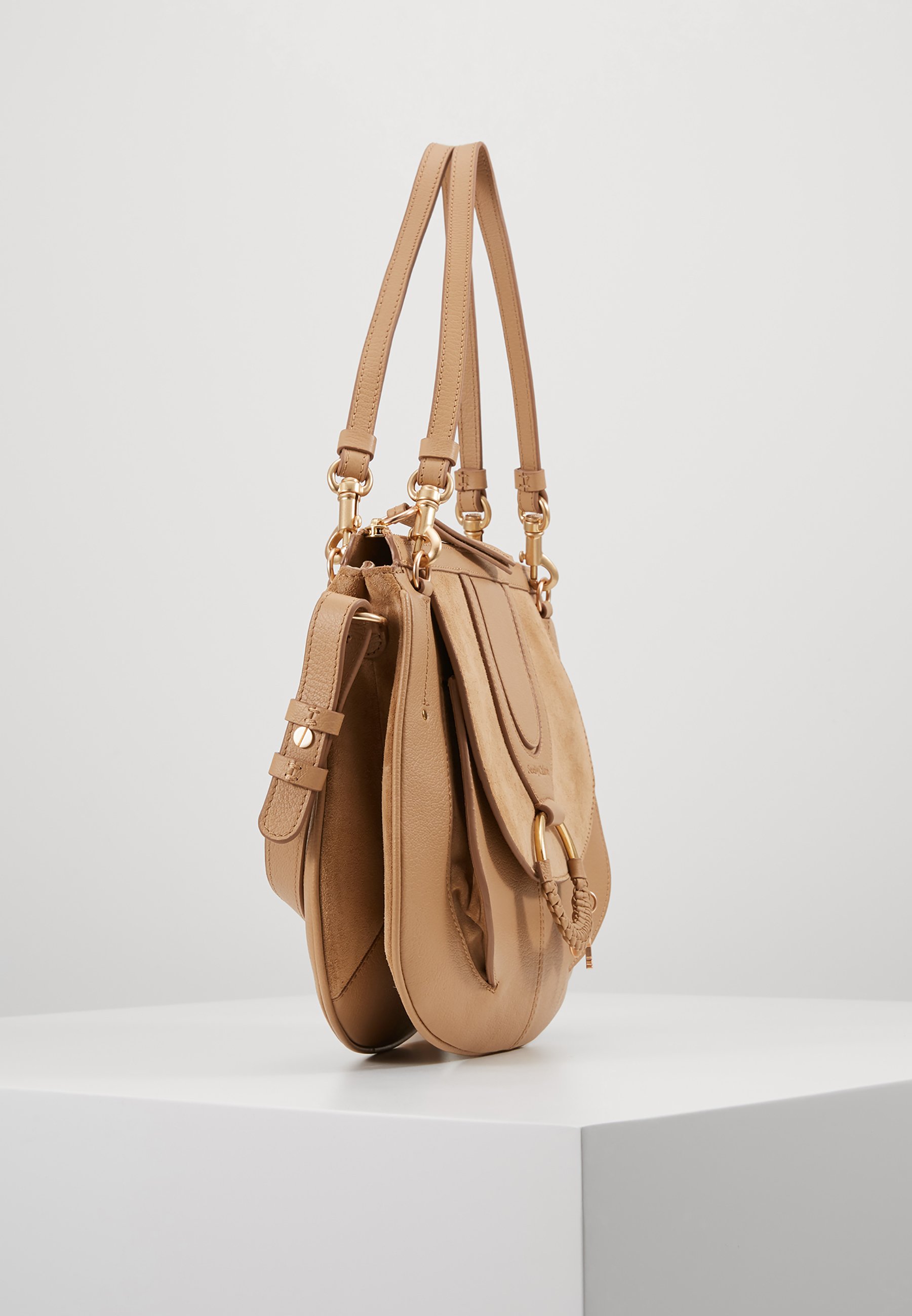 See by Chloé HANA SMALL Håndveske coconut brownlysebrun See by Chloé HANA SMALL Håndveske coconut brownlysebrun