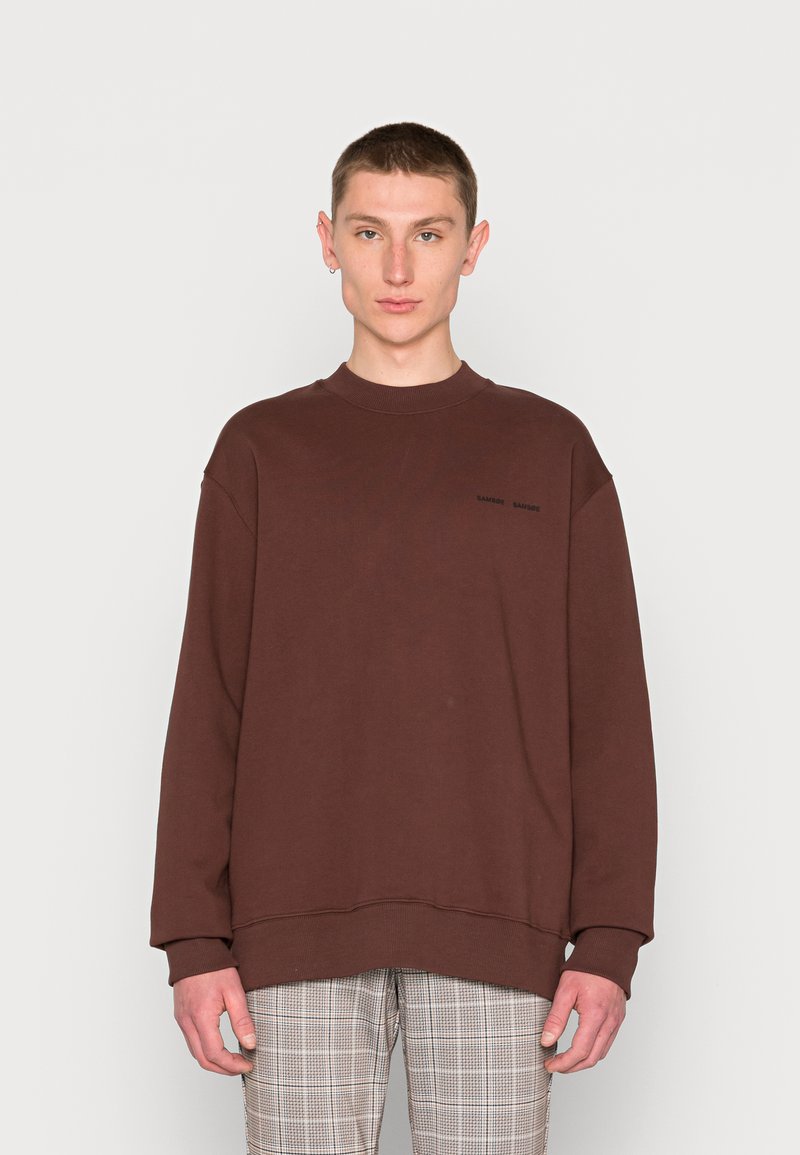 Samsøe Samsøe NORSBRO CREW NECK - Camisola - brown stone