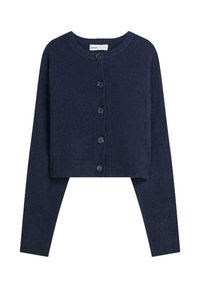 SOFT TOUCH BUTTONED - Kardigan - dark blue
