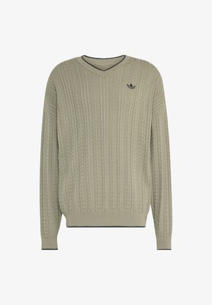 adidas Originals, KNIT CRW - Maglione - silver pebble