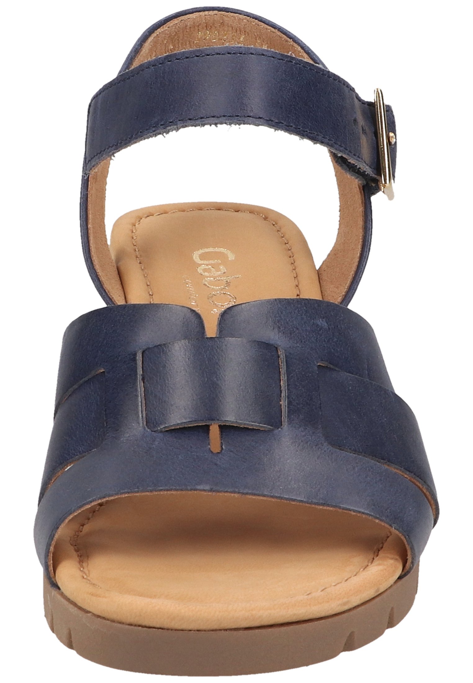 Gabor Sandalen met plateauzool - marine (bast)/Blauw - Zalando.nl