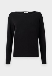 LONG SLEEVE CREW NECK - Top s dlhým rukávom - black