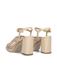 CTWLK ALAMA - Peeptoe hoge hakken - curty napa capuchino