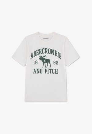 Abercrombie & Fitch, MOOSE LOCKUP TEE - Tričko s potlačou - jet stream