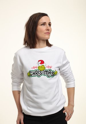 THE GRINCH MERRY CHRISTMAS - Sweatshirt - white