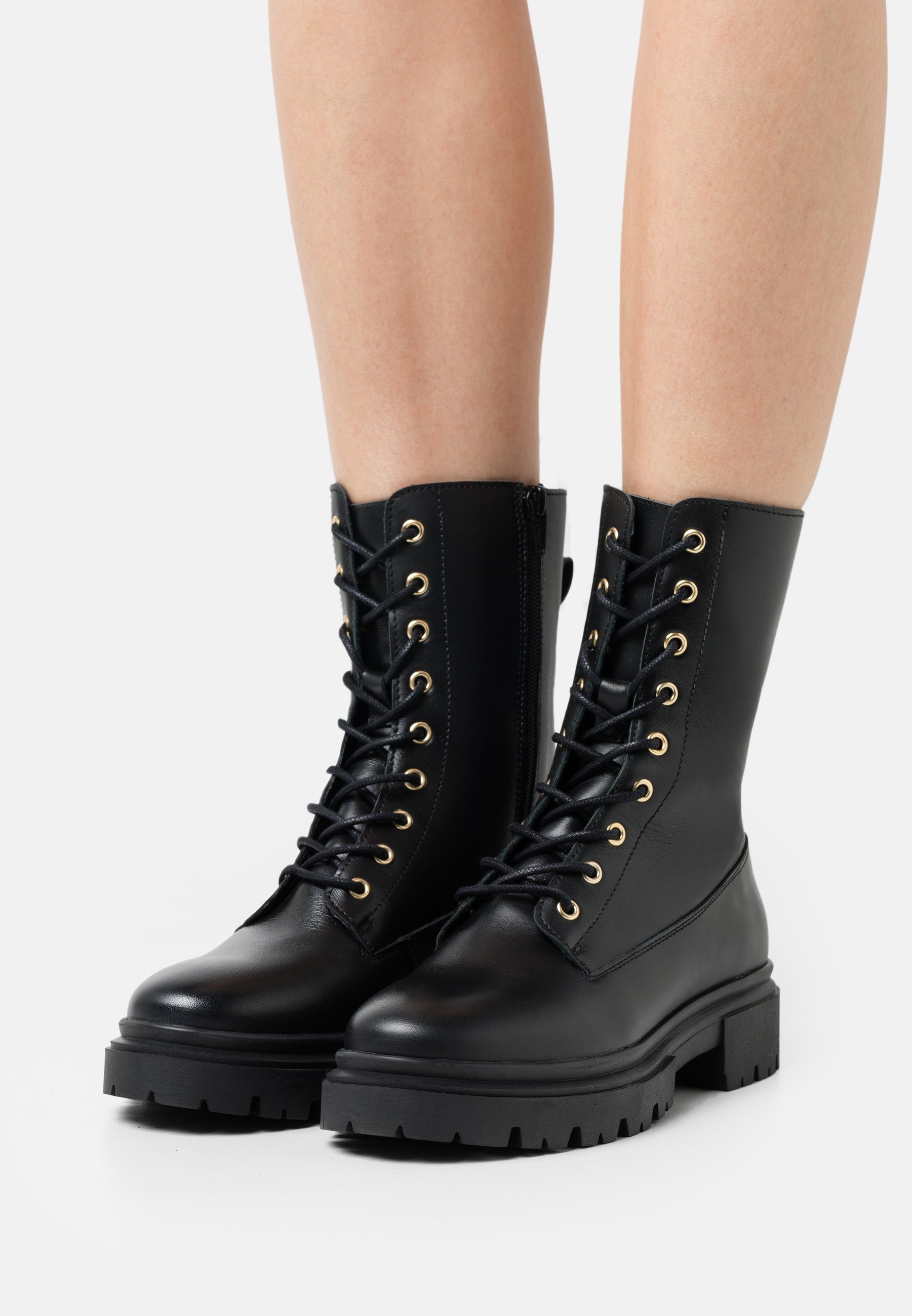 anna field enkellaarsjes zwart