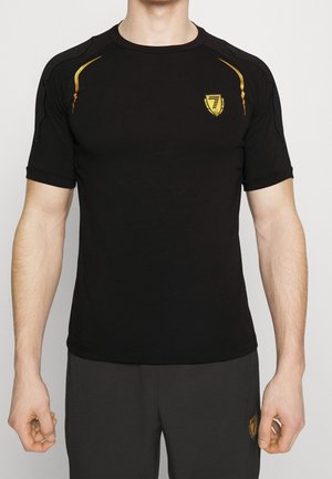 T-shirt med print - black