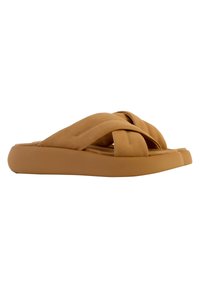 Scholl BOCA CROSS - Mules - cognac