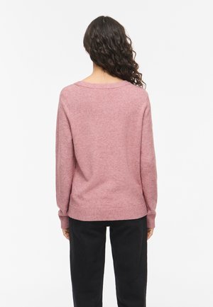 VILA VIRIL O NECK - Vesta - nostalgia rose