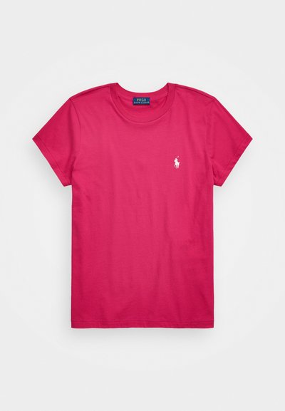 Polo Ralph Lauren COTTON JERSEY CREWNECK T-SHIRT - Navadna majica - pink sky
