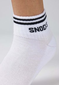 SNOCKS RETRO 4 PACK - Socken - weiß streifen