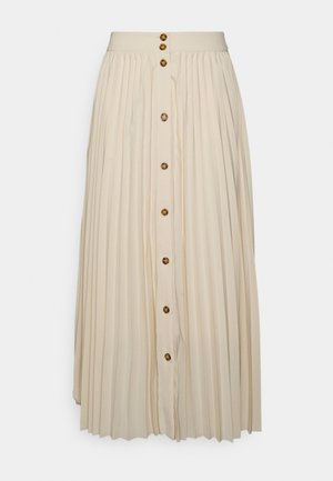 SLFYOSIA PLISSE MIDI SKIRT - A-line skirt - sandshell