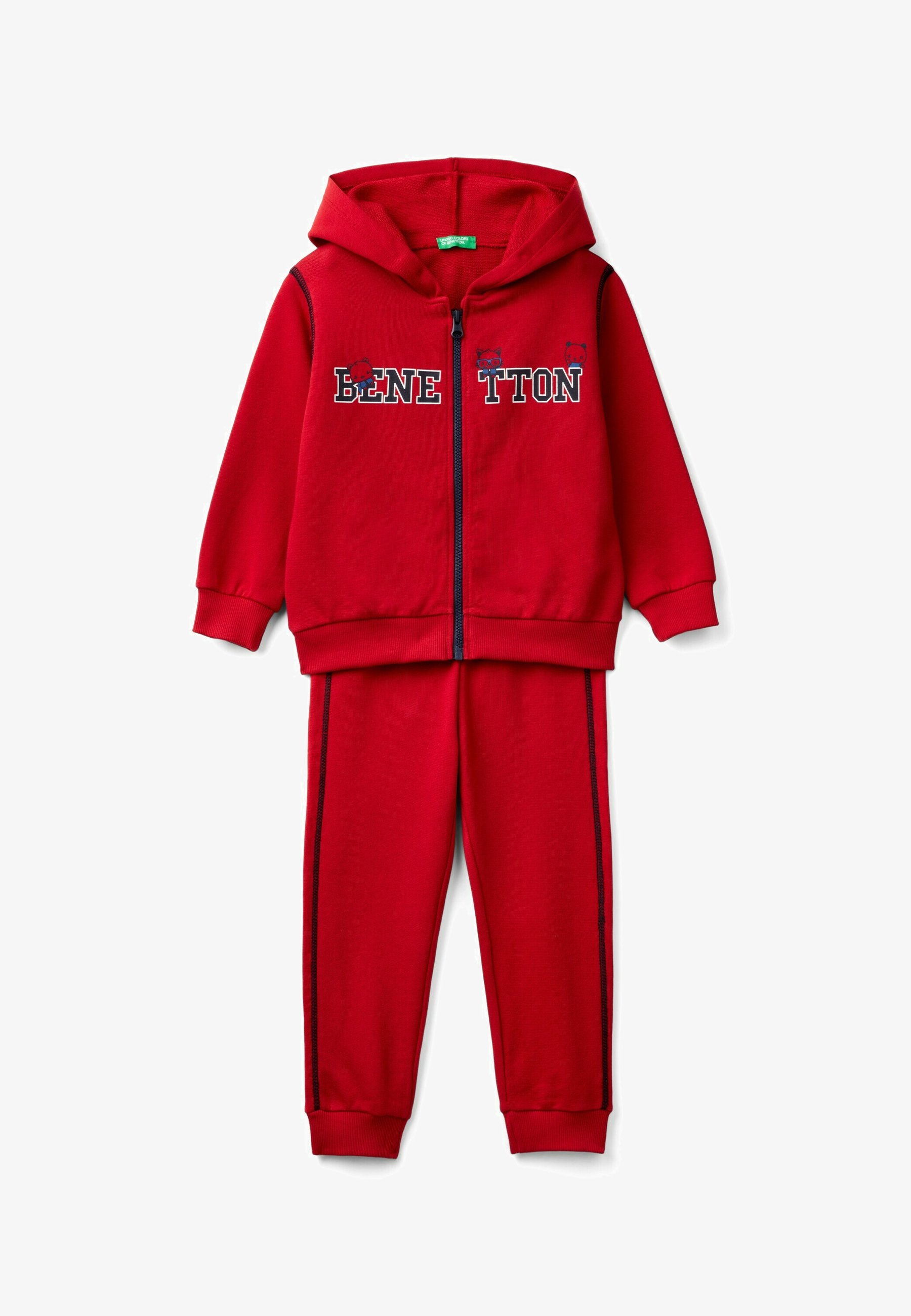 United Colors of Benetton Tracksuit red Zalando