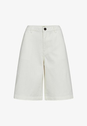 Ivy Copenhagen, IVY-JANICE SLUNG SHORTS WASH PINSTRIPE NEEDLE PUNCH - Shorts - optical white