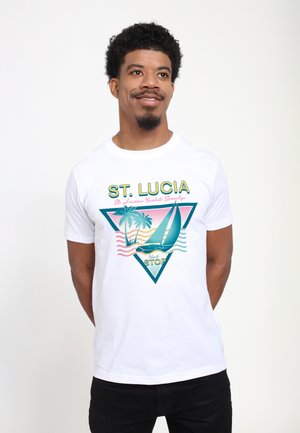 ST LUCIA - T-shirt z nadrukiem