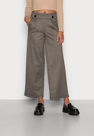 JDYGEGGO MIA LONG CHECK - Pantalones - cobblestone