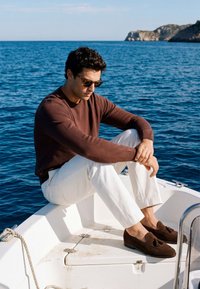 INDICODE JEANS Pullover - seal brown