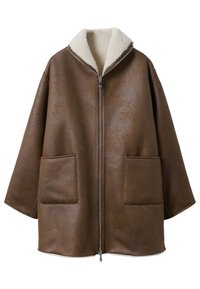 Mango Pitkä takki - beige
