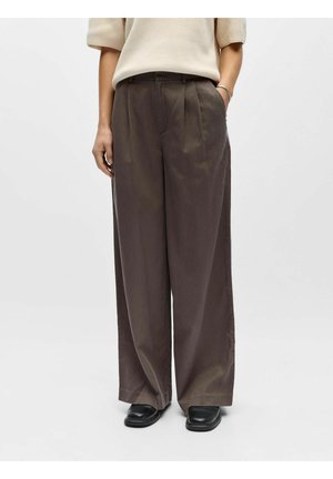 BUNDFALTEN - Hlače - morel