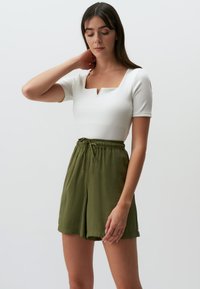 Jimmy Key HIGH WAIST - Shorts - khaki