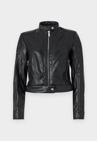 SASHA JACKET - Bunda z umělé kůže - jet black