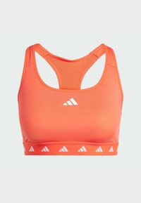 adidas Performance POWERREACT MEDIUM-SUPPORT TECHFIT - Sports-BH-er med medium støtte - bright red