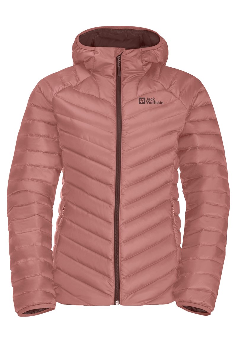 Jack Wolfskin Gewatteerde jas donkerroze