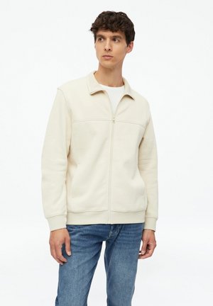 s.Oliver, SWEATSHIRT JACKE - Sweatjacke - helles beige