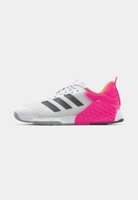 DROPSET 3 - Trainingsschuh - grey five/shock pink/semi coral fusion