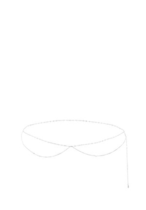 LAYERED BELLY - Necklace - silver-coloured