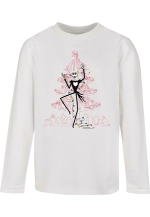 THE NIGHTMARE BEFORE CHRISTMAS - TREE  - Long sleeved top - white