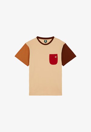 Trendsplant, COLOR BLOCK - Print T-shirt - sand