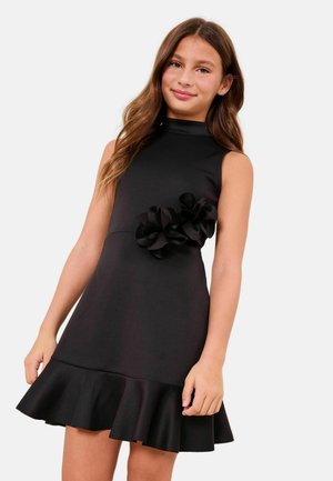 REGULAR FIT - CORSAGE - Denné šaty - black