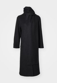 ONLELBA LIFE SCARF COAT  - Klasický kabát - dark grey melange
