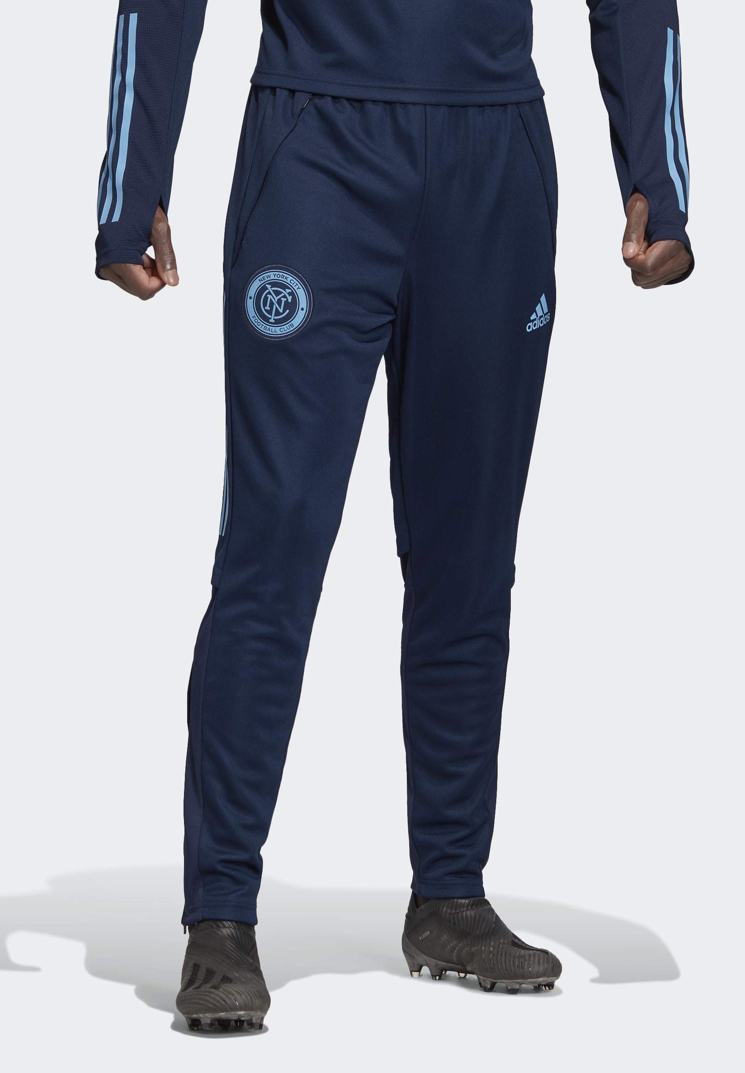 adidas Performance NEW YORK CITY FC TRAINING TRACKSUIT BOTTOMS - Fanartikel  - blue/Blauw - Zalando.nl