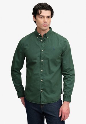Superdry & Co, SUPERDRY GARMENT DYED LONG SLEEVE SHIRT.. - Hemd - tumbled green