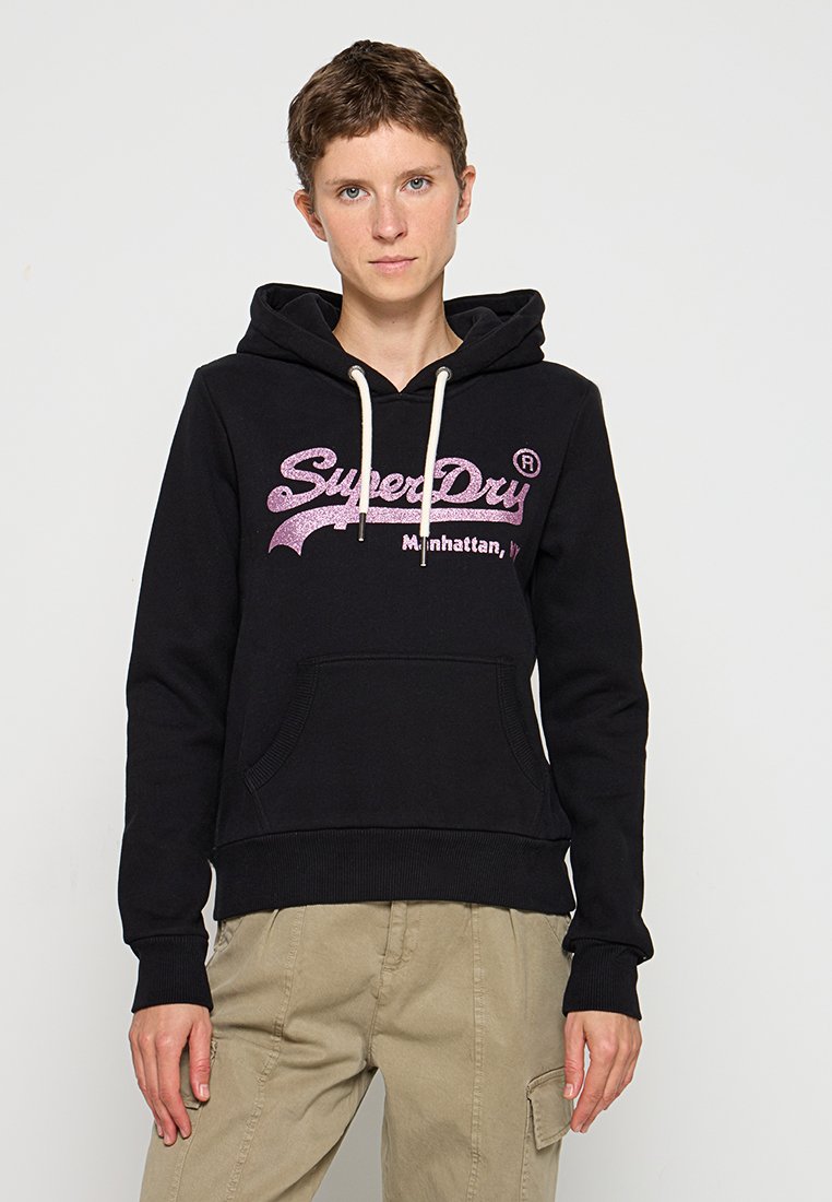 Superdry & Co Hoodie zwart