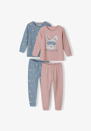 2 PACK LONG SLEEVE SET - Pižamos komplektas - light blue light pink